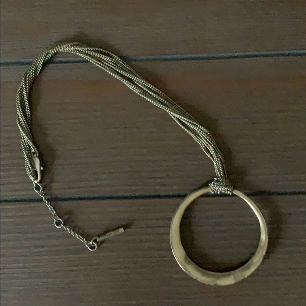 Kenneth Cole Gold, Single Ring Statement Necklace. - image 2